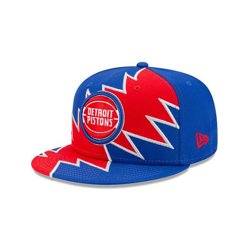 NBA Detroit Pistons Flash 9Fifty Snapback (TAR7033) - Blue New Era Caps